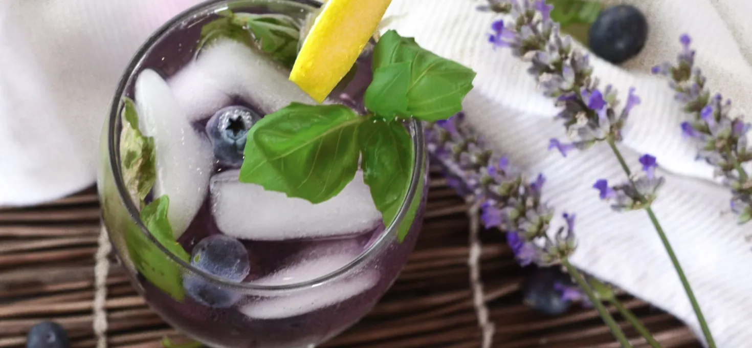 Making Your Own Blueberry Mocktail