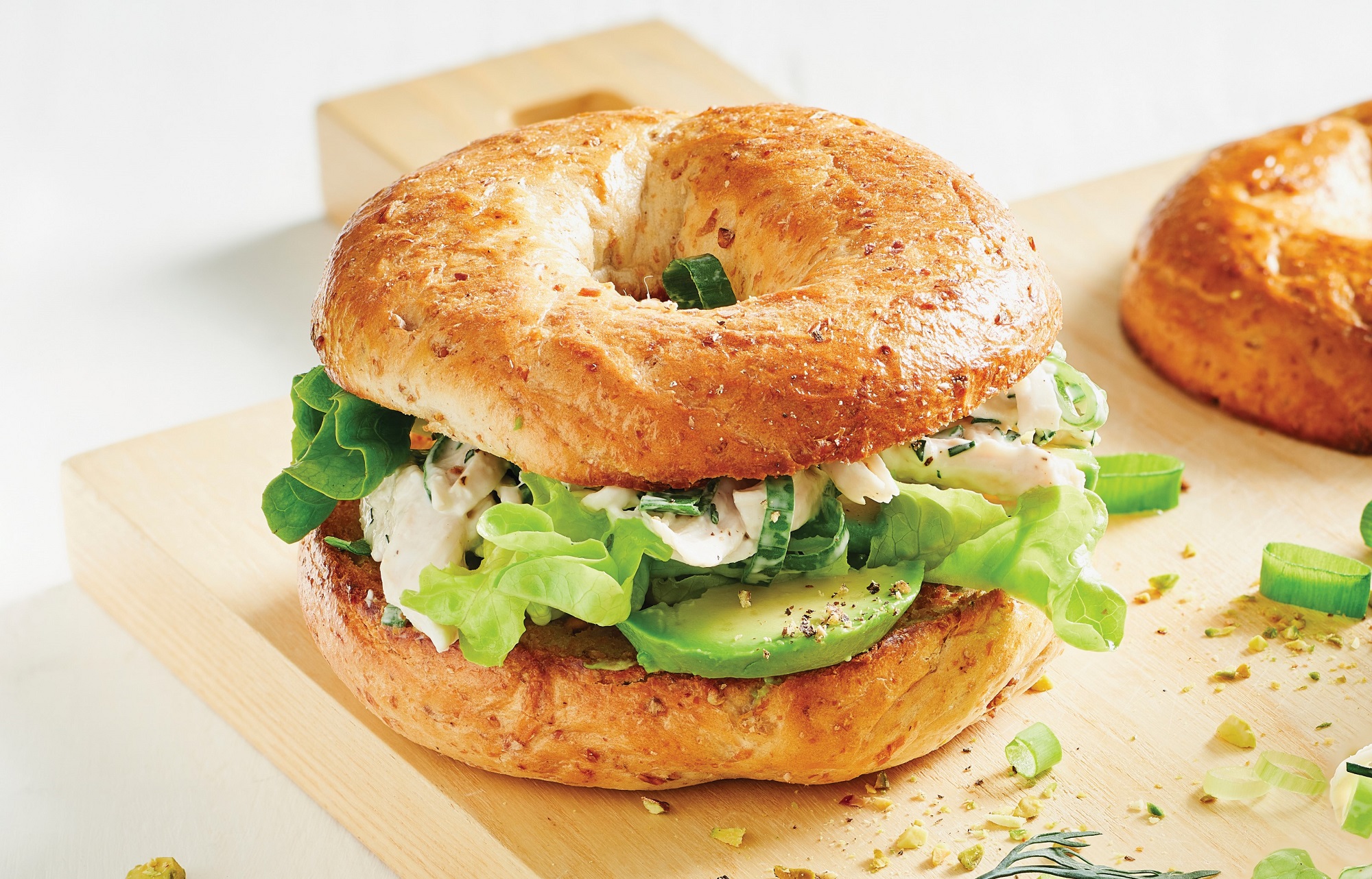 Perfect Chicken Bagel