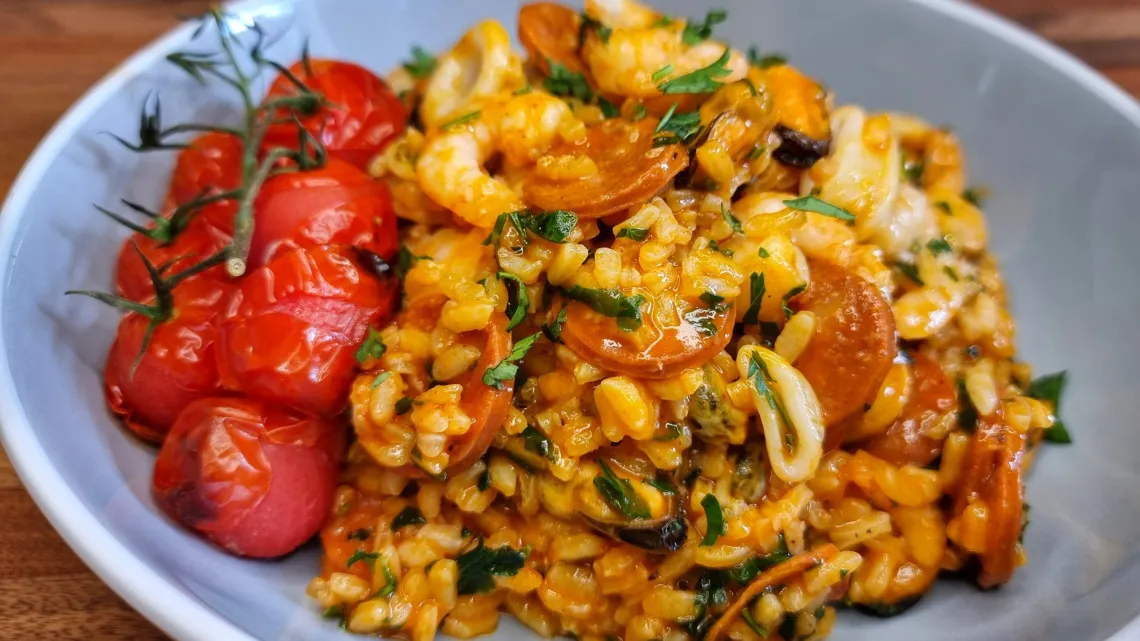 Variations of Seafood Risotto