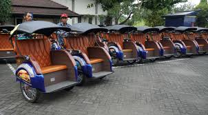 Becak Listrik Yogyakarta